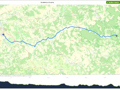 itinéraire de Auberive à Auxerre, via Germaines, Châtillon… 