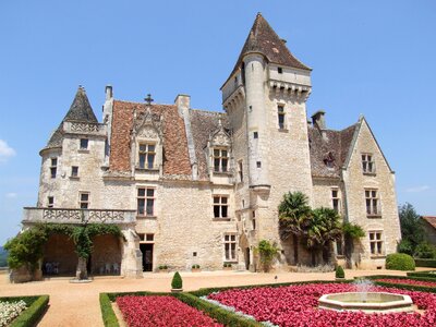 France chateau de milandes old fortress photo