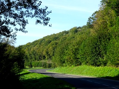 Sur la route entre Bar-le-Duc et Montplonne, Meuse 