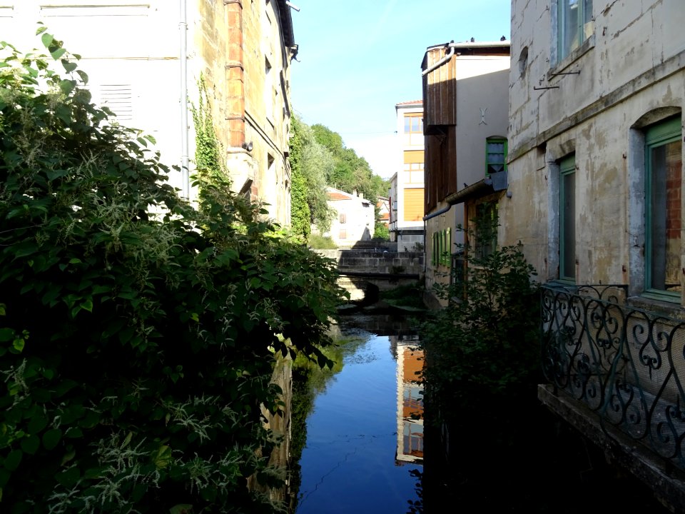 Canal des usines, Bar-le-Duc, Meuse 