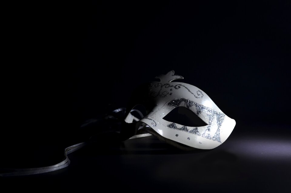 Mask mystery elegant
