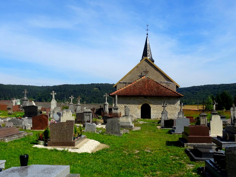 Cimetière et chapelle Saint-Hilaire, Vouécourt, Haute-Marn… 