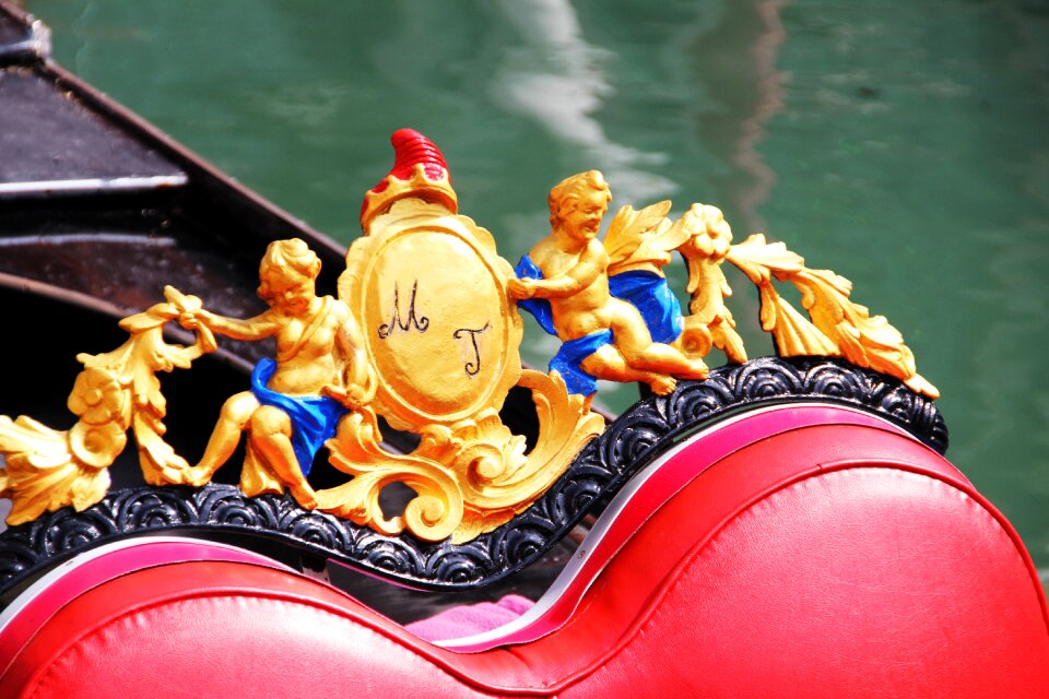 Initials italy ornament