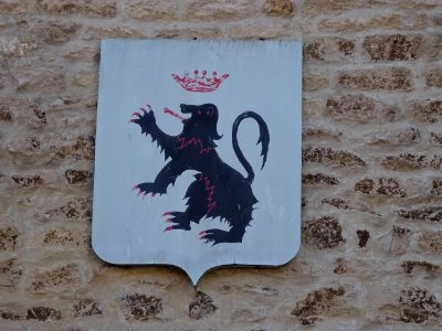 Blason sur une maison ... , Vignory, Haute-Marne 