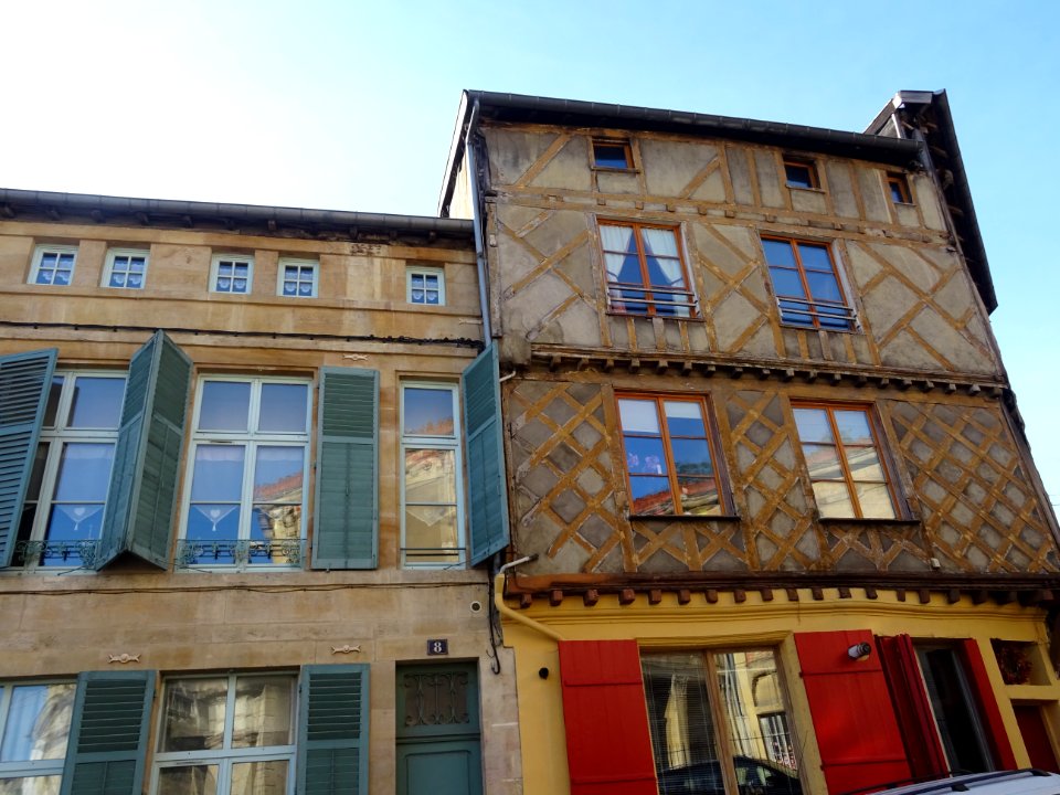 Maison à colombages, Bar-le-Duc, Meuse 