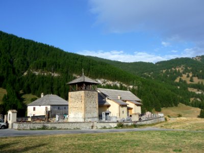 L'église Saint-Romain à Molines-en-Queyras, Hautes-Alpes 