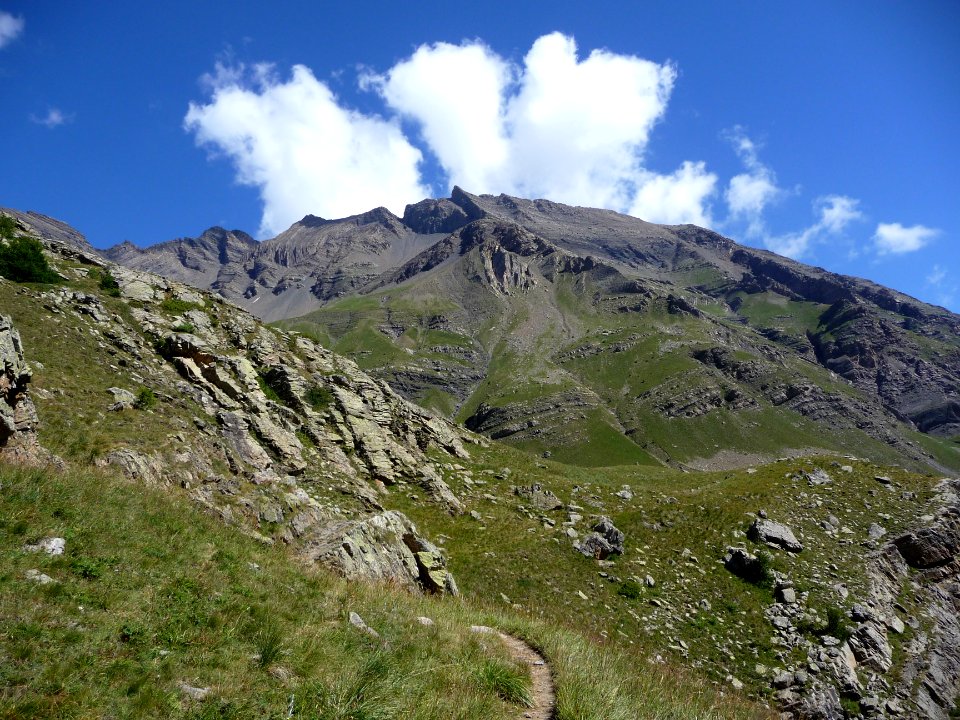 Vallon du Fournel, l'envers de la Pendine 