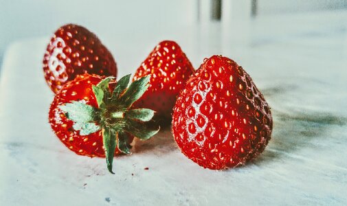 Strawberry art tasty