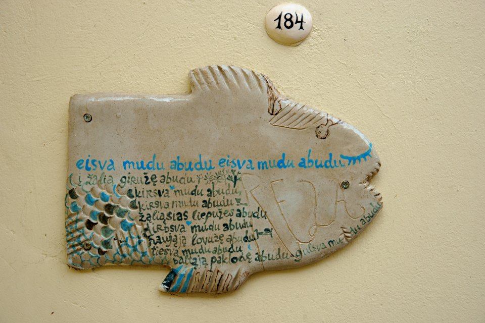 342 vilnius Literatų gatvė project Plaque 184 