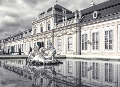 Castles reflection garden