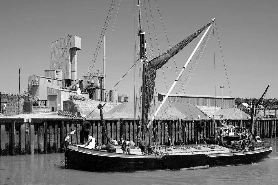 258 kent Thames Sailing Barge 'Greta' 