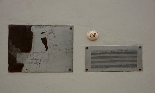 232 vilnius Literatų gatvė project Plaque 168 