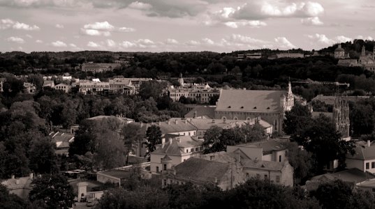 276 vilnius Old Town from Castle Hill photo