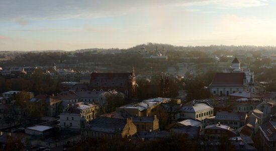219 vilnius Old Town from Castle Hill photo