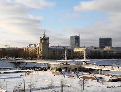 223 vilnius The White Bridge and House of Scientists photo