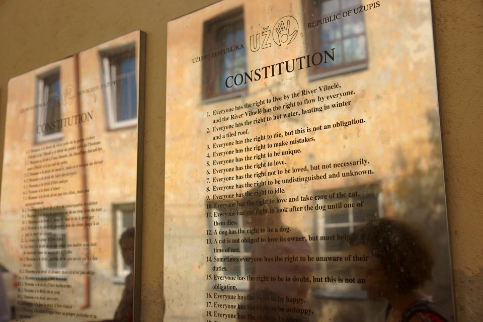 199 vilnius Užupis Constitution 