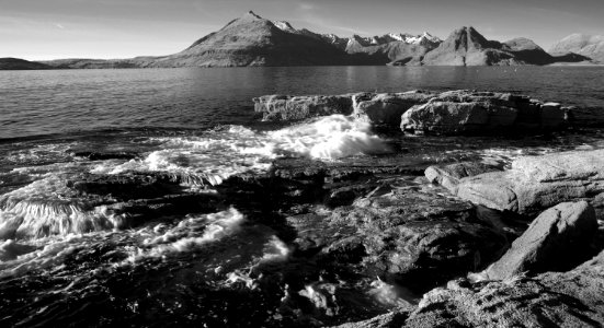 32 skye Elgol bw photo