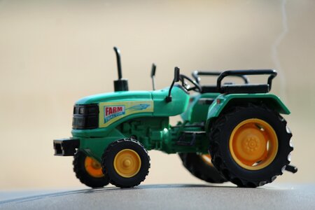 Farming truck toy model toy photography