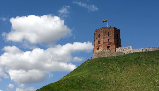 04 vilnius Gediminas Hill Castle photo