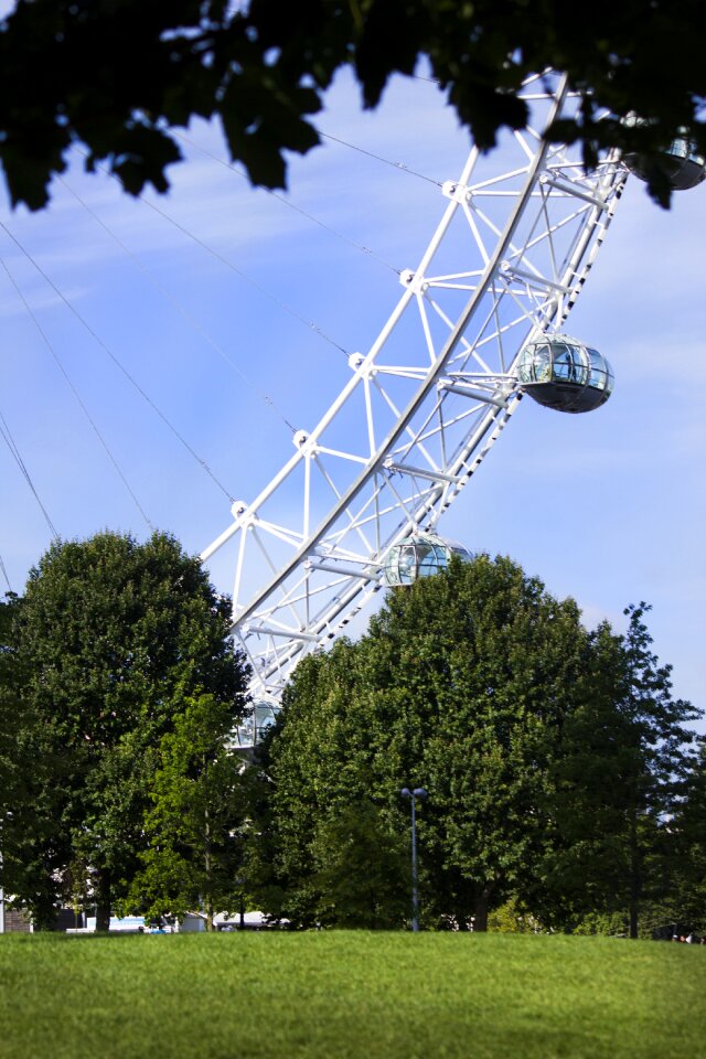 Holiday ferris wheel park