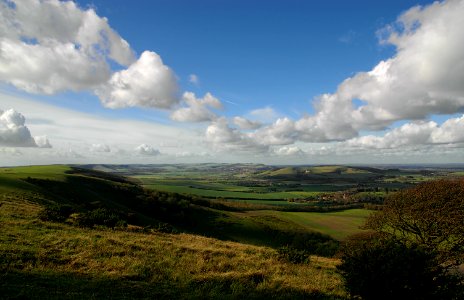 132 south downs Firle Beacon photo