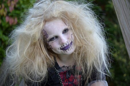 Close up hair costume