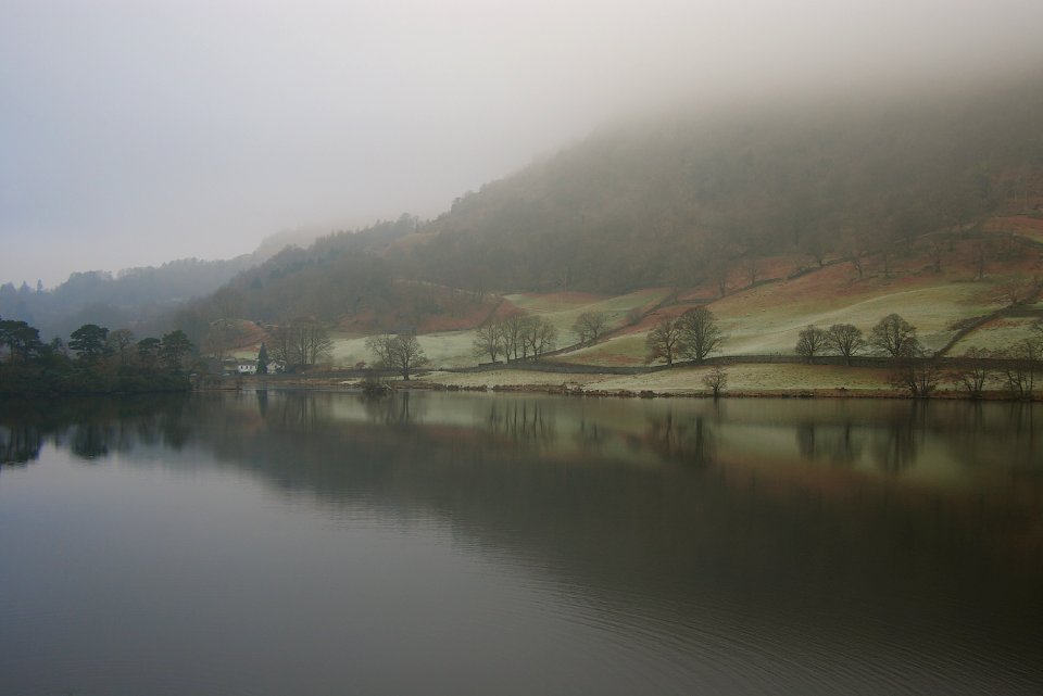 26 lake district Rydal Water colour 