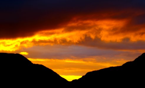 01 snowdonia Rhinog Sunset photo