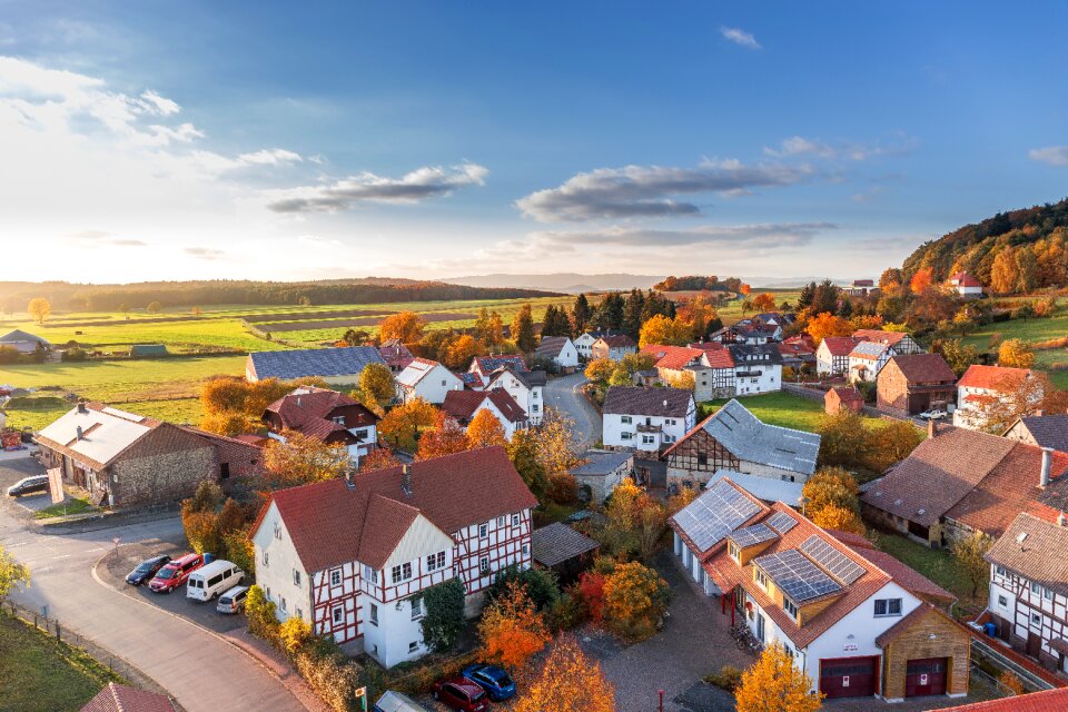 Aerial view top hesse