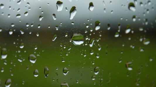 Window condensation foggy photo