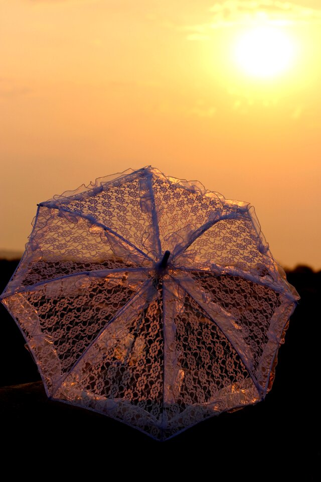 Umbrella lace white