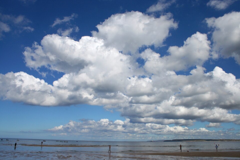 Clouds blue sky