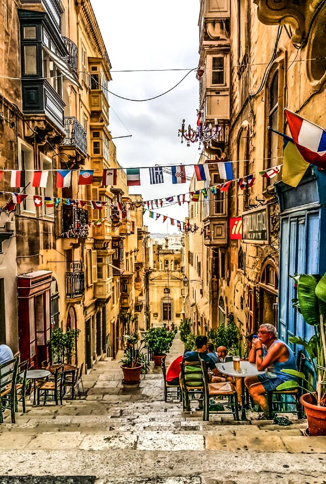Sidewalk alley street