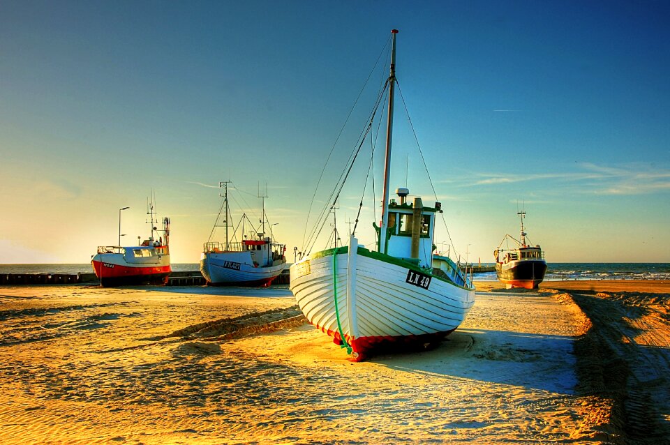 Shrimp fishing vessel fisherman