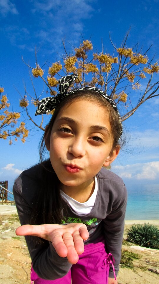 Cute kisses blue kiss