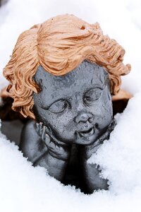 Art guardian angel sculpture