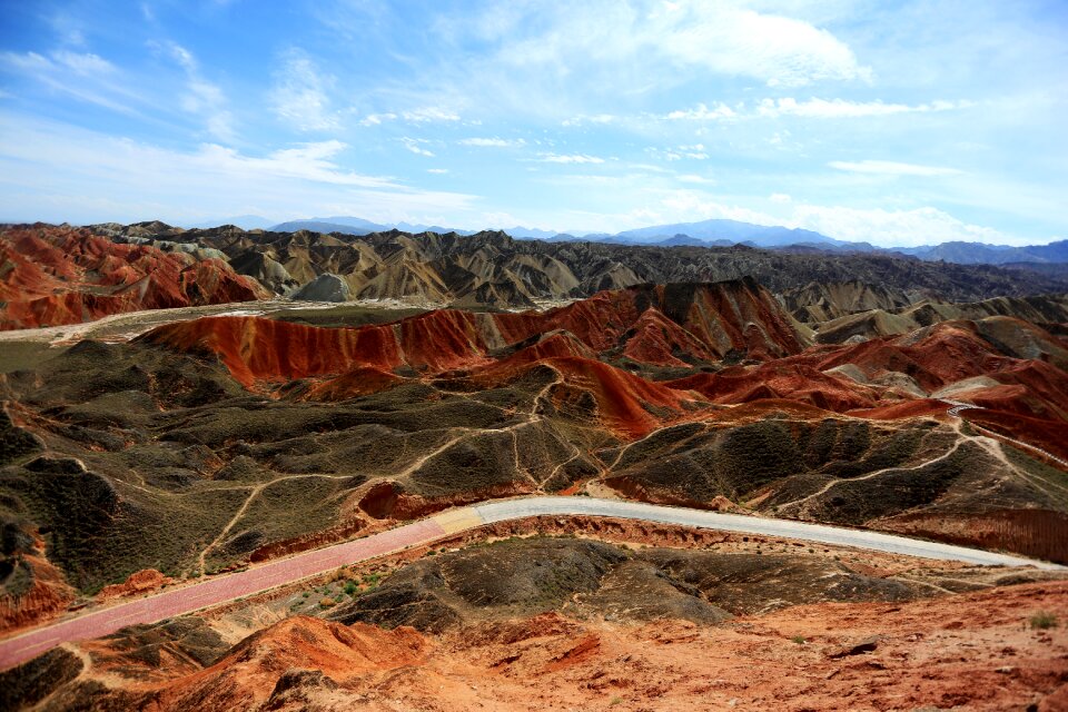 Zhangye views china