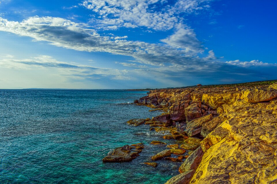 Colorful erosion landscape