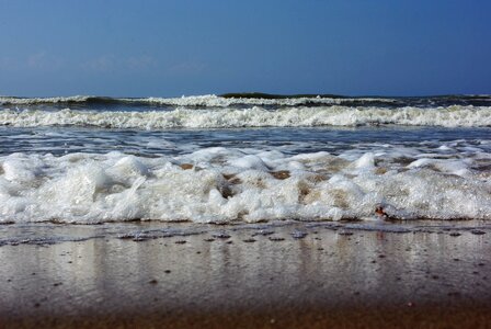 Beach spray sand