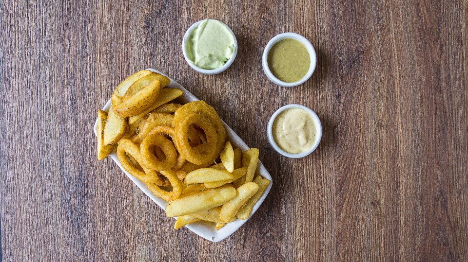 Oil french fries snack