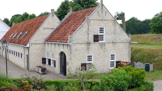 Facades open air museum masonry