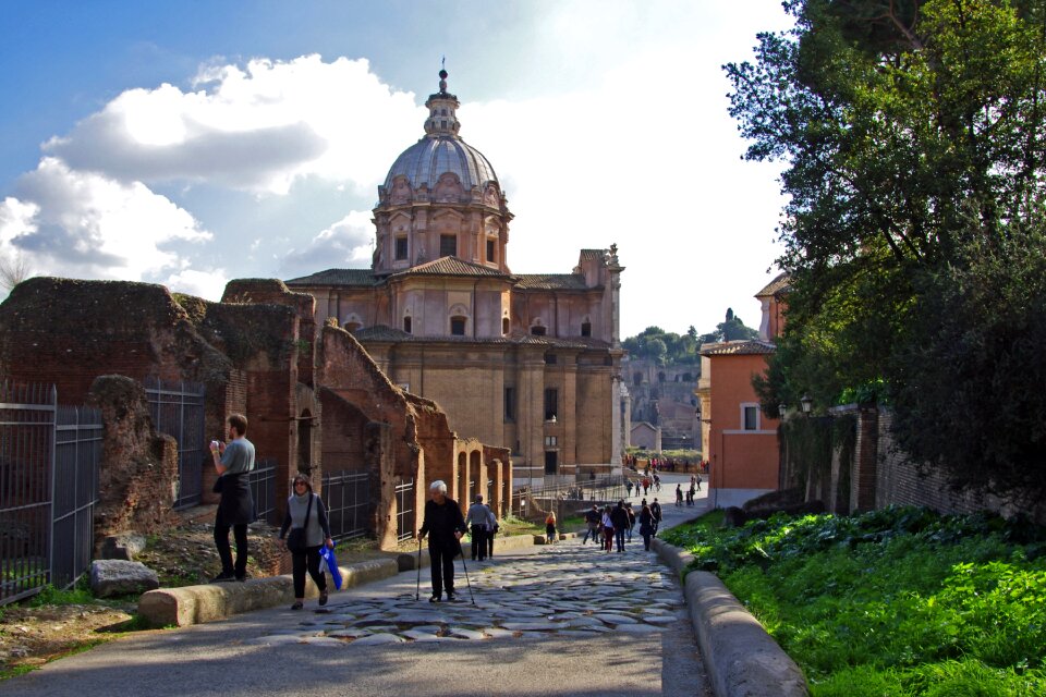 Archaeology church of santi luca e martina ancient rome