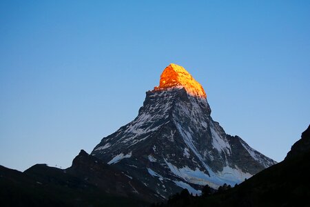 Alps mountain scenery photo