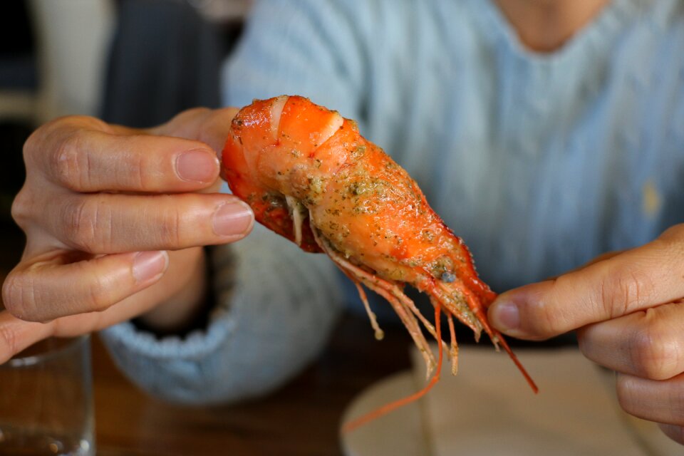 Prawn seafood delicious
