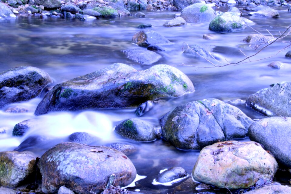 Cold nature landscape