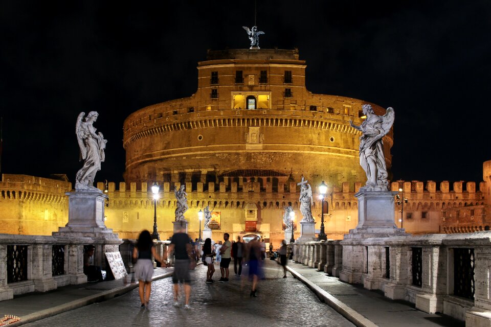 Castel sant'angelo mood long exposure