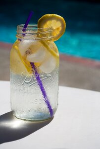 Summer refreshing glass