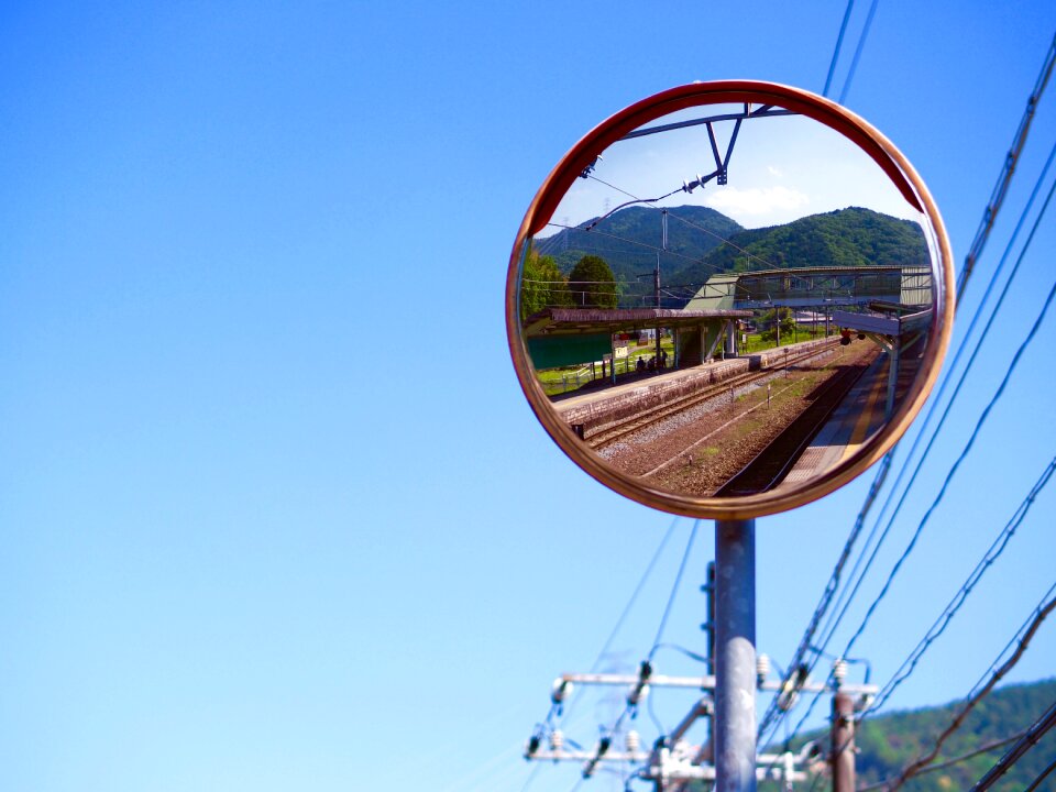 Sky track electric train