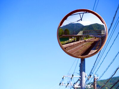 Sky track electric train