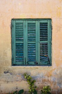 Wall damaged weathered